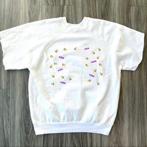 Vintage Tultex Candy Halloween Sweater shortsleeve